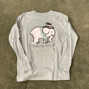 Ivory Ella Snowman Winter Longsleeve Shirt
